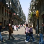 Carrer de Ferran, a street in the Gothic Quarter of Barcelona