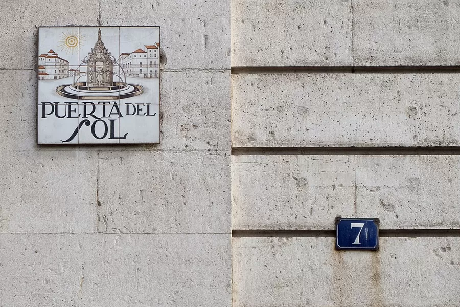 Puerta del Sol square in central Madrid