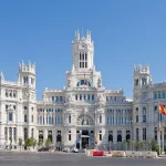 Cibeles Palace in Madrid, home of Madrid City Council, where residents register on the padrón