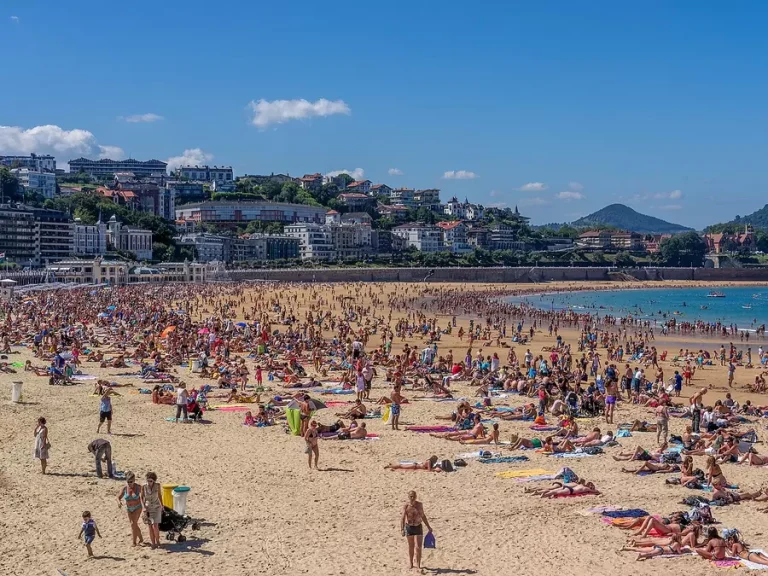 La Concha bay and beach in San Sebastián